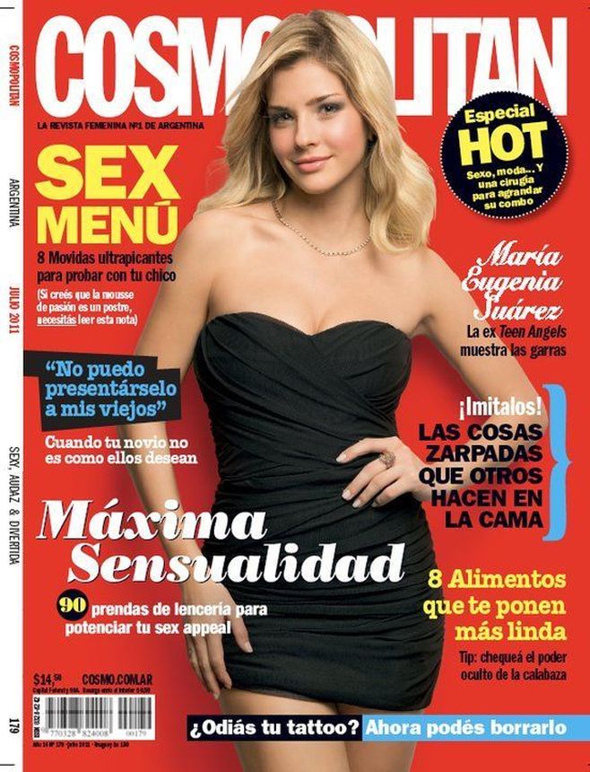 COSMOPOLITAN ARGENTINA magazine side cover  July 2011