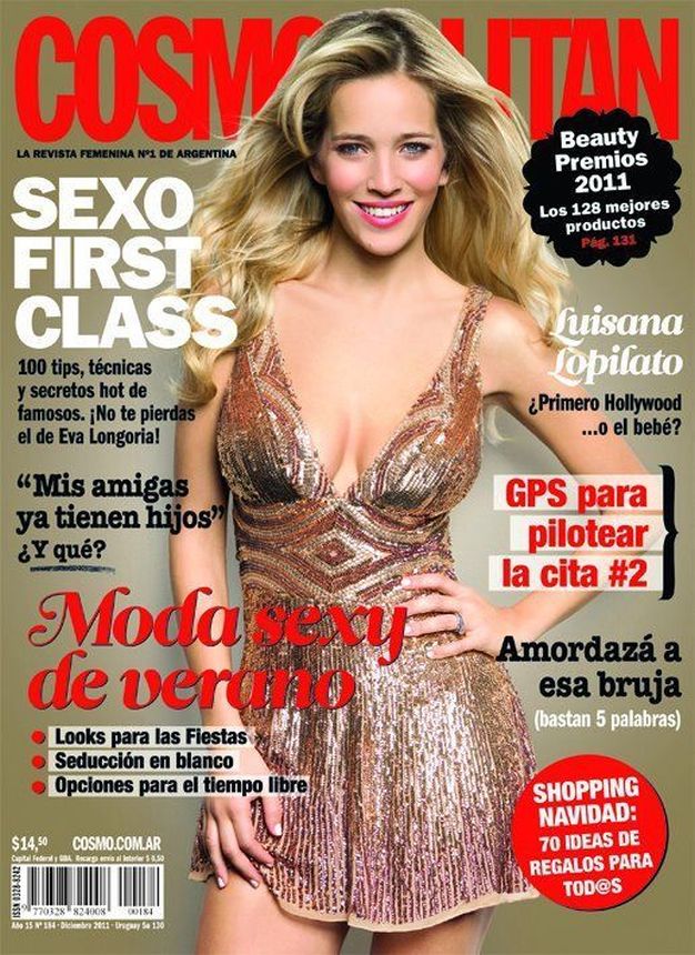 COSMOPOLITAN ARGENTINA magazine side cover  December 2011