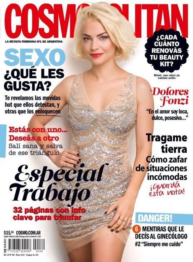 COSMOPOLITAN ARGENTINA magazine side cover  May 2012