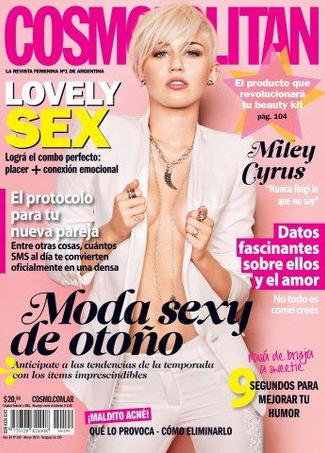 COSMOPOLITAN ARGENTINA magazine side cover  March 2013