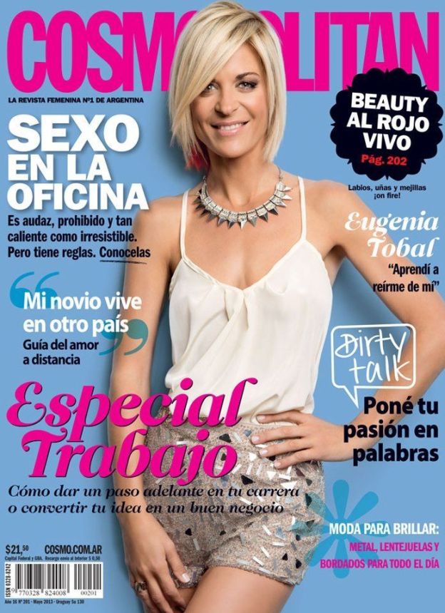 COSMOPOLITAN ARGENTINA magazine side cover  May 2013