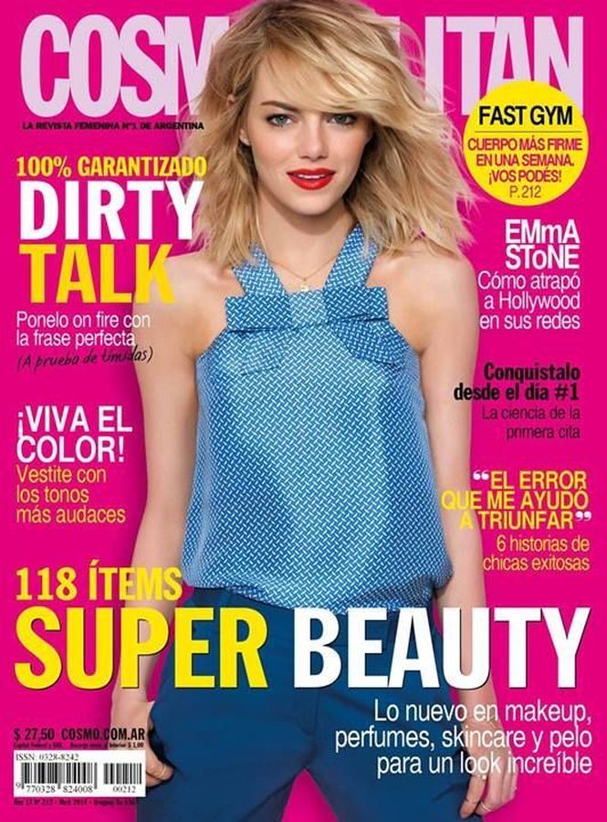 COSMOPOLITAN ARGENTINA magazine side cover  April 2014