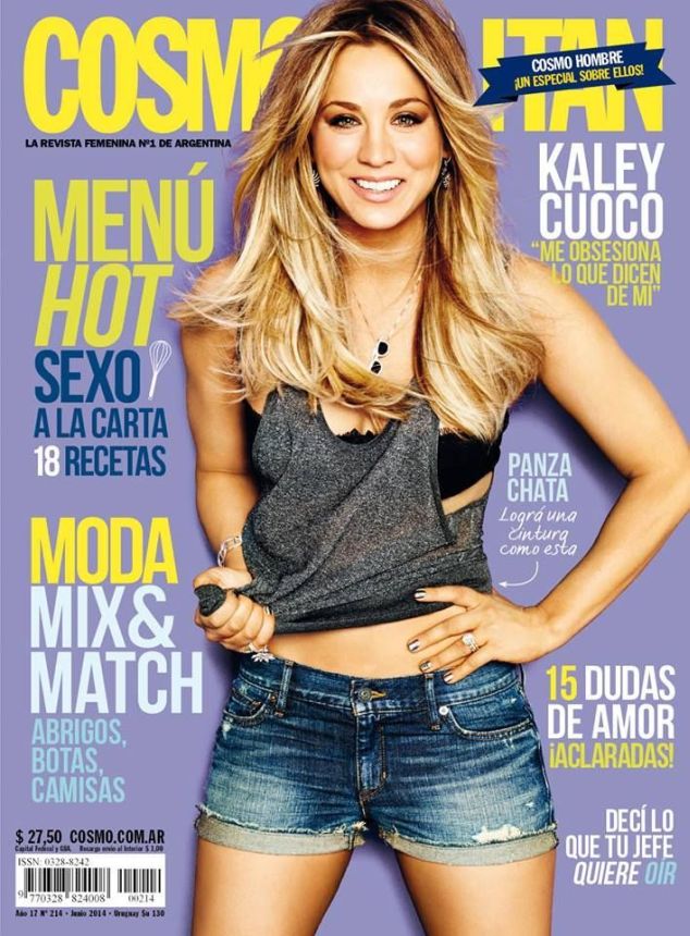 COSMOPOLITAN ARGENTINA magazine side cover  June 2014
