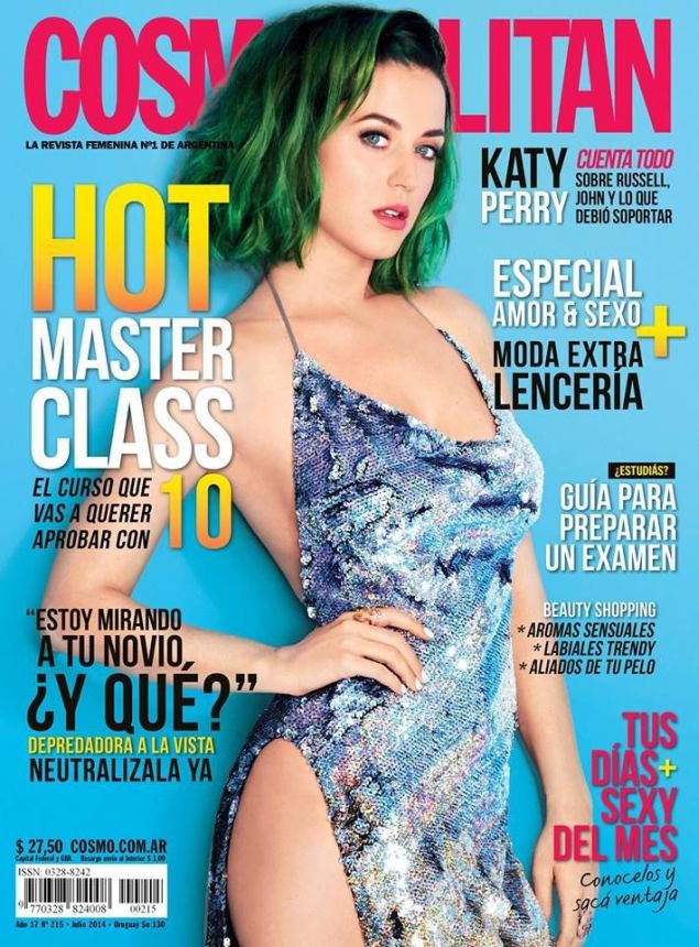 COSMOPOLITAN ARGENTINA magazine side cover  July 2014