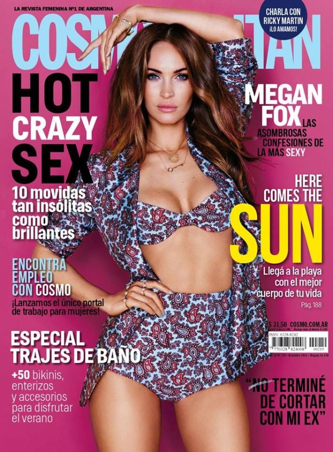 COSMOPOLITAN ARGENTINA magazine side cover  November 2014