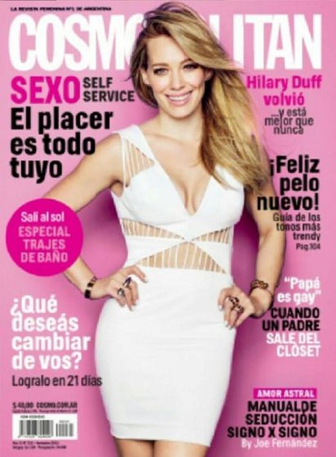 COSMOPOLITAN ARGENTINA magazine side cover  November 2015