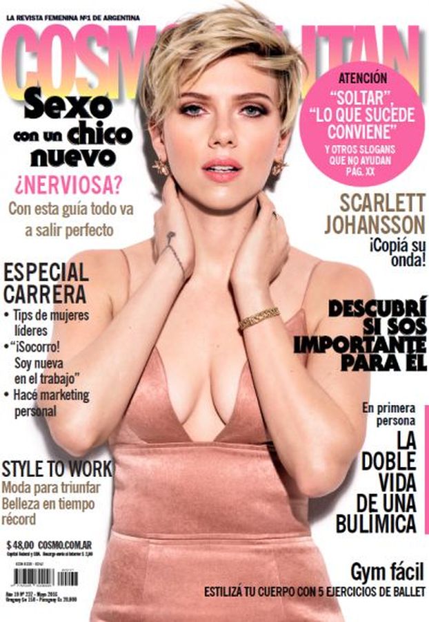 COSMOPOLITAN ARGENTINA magazine side cover  May 2016