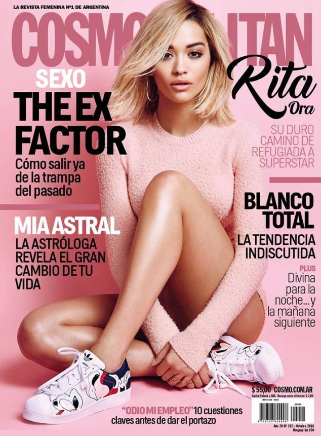 COSMOPOLITAN ARGENTINA magazine side cover  October 2016