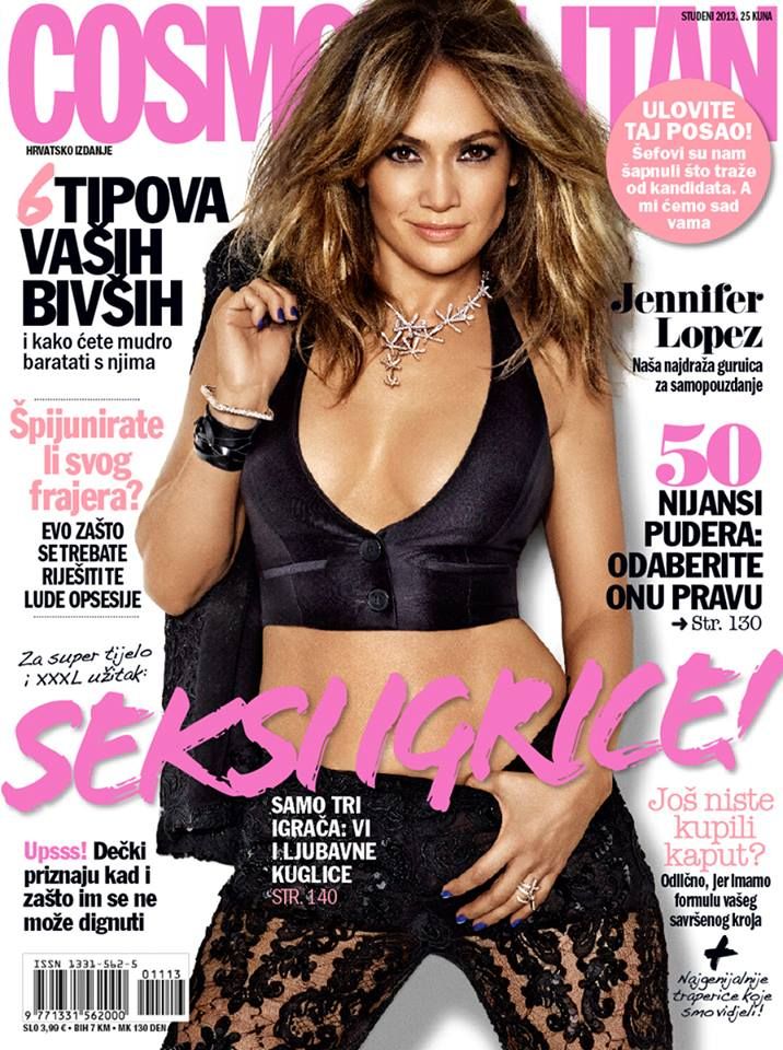COSMOPOLITAN (Croatia) magazine side cover  November 2013