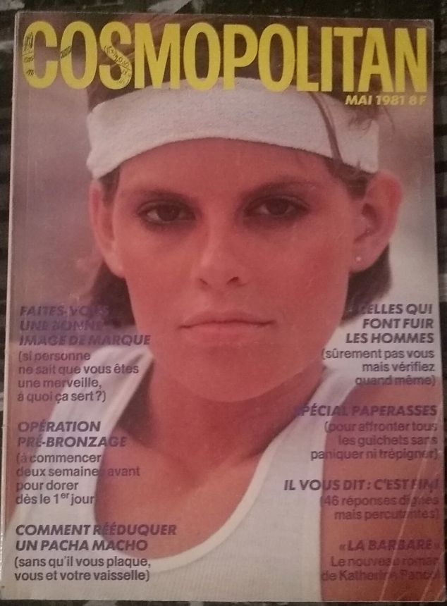 COSMOPOLITAN FRANCE magazine side cover  May 1981