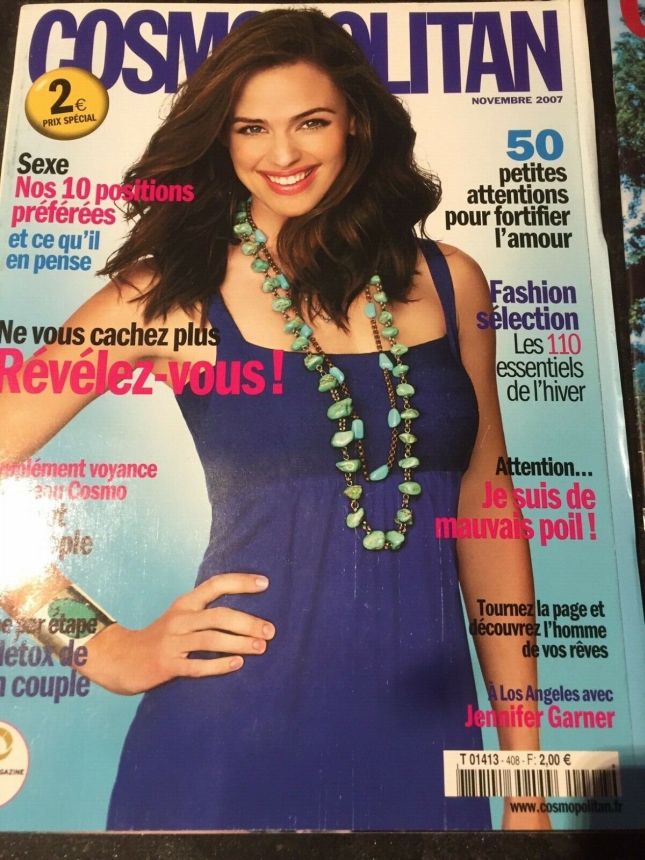 COSMOPOLITAN FRANCE magazine side cover  November 2007