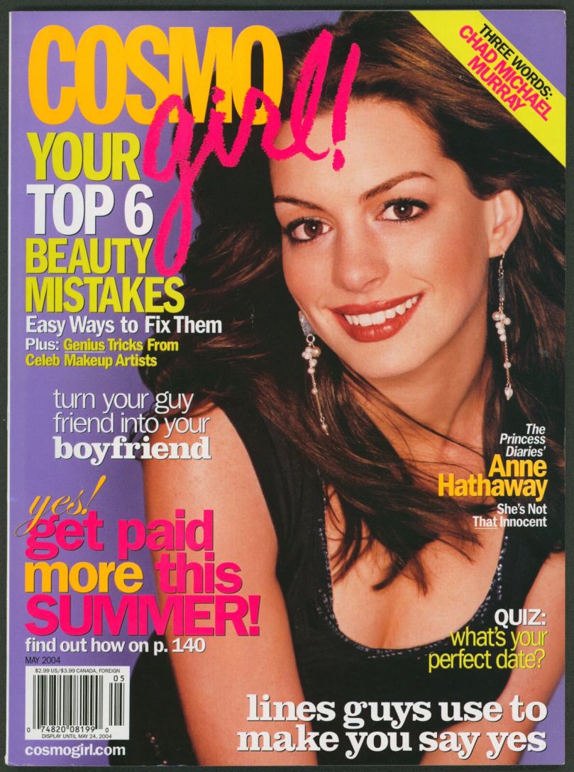 COSMO GIRL USA magazine side cover  May 2004