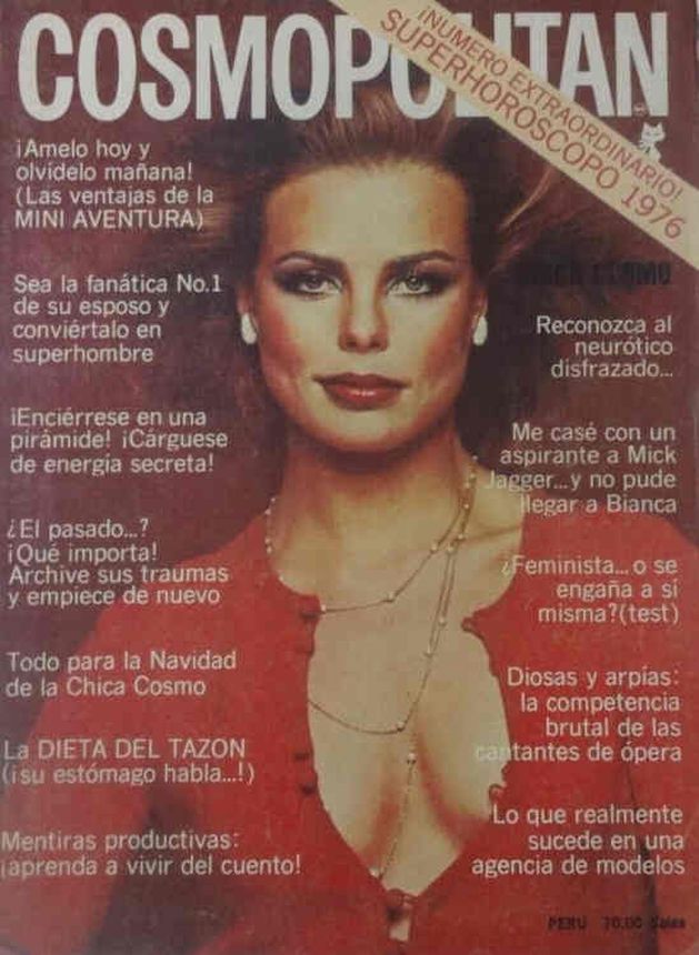 COSMOPOLITAN PERU magazine side cover  December 1975