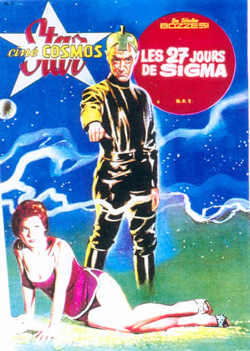 STAR CINE COSMOS magazine side cover Issue 3  1961