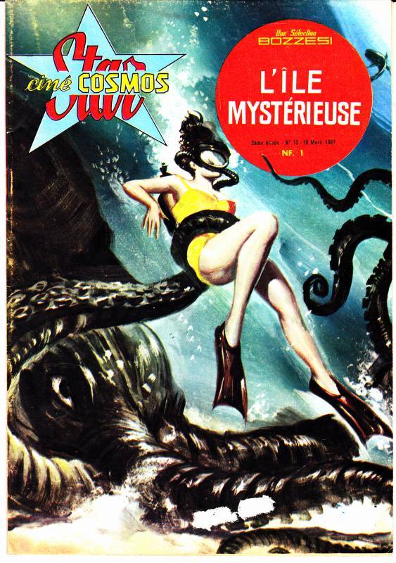 STAR CINE COSMOS magazine side cover Issue 12  1962