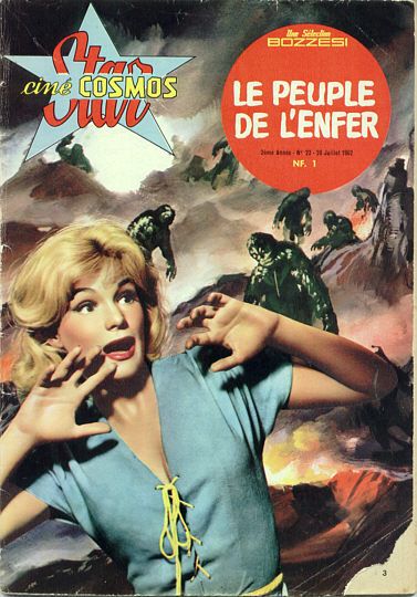 STAR CINE COSMOS magazine side cover Issue 22  1962