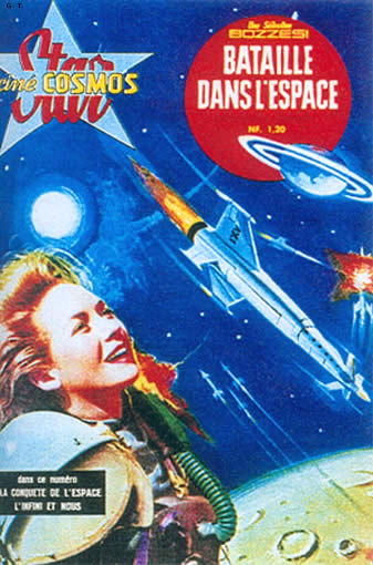 STAR CINE COSMOS magazine side cover Issue 27  1962