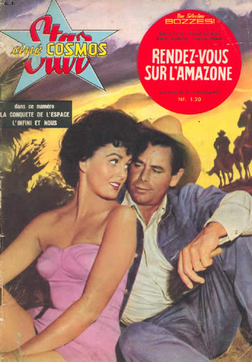 STAR CINE COSMOS magazine side cover Issue 29  1962