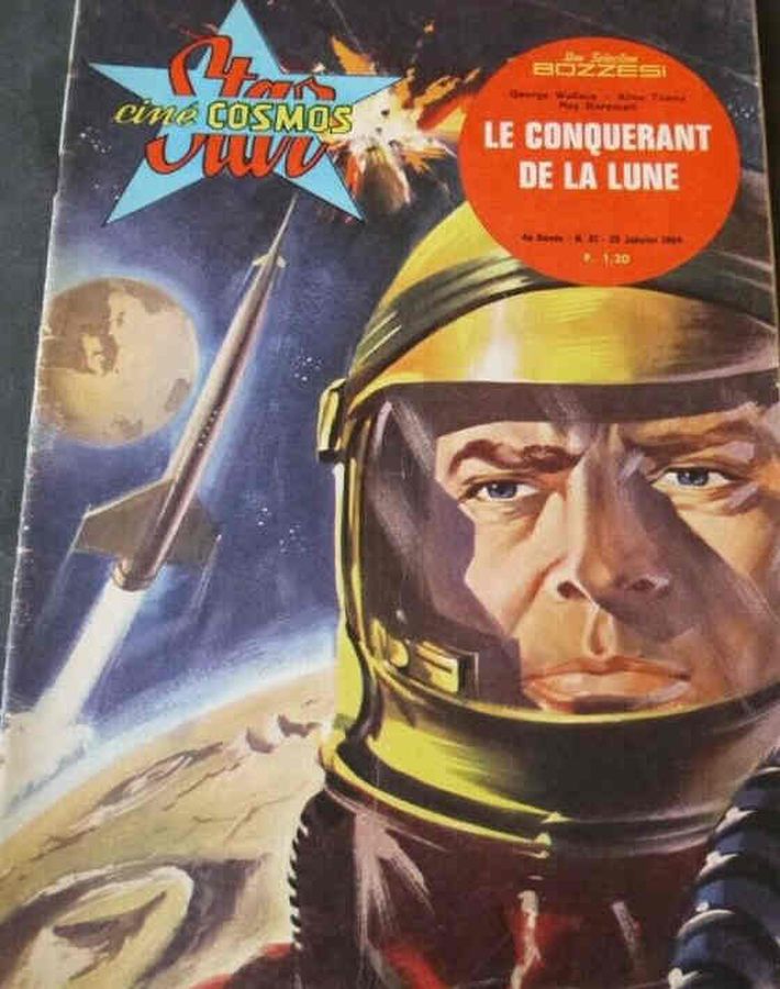 STAR CINE COSMOS magazine side cover Issue 61 January 1964