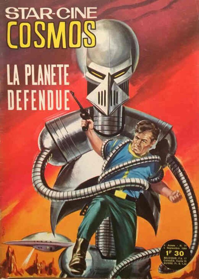 STAR CINE COSMOS magazine side cover Issue 77 September 1964