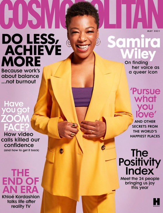 COSMOPOLITAN UK magazine side cover  May 2021