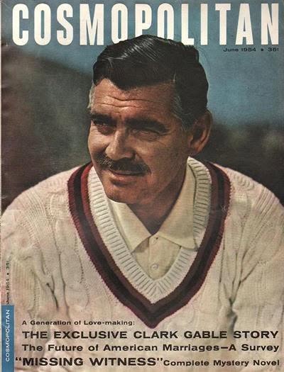 COSMOPOLITAN USA magazine side cover  June 1954