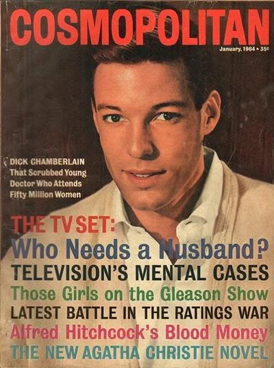 COSMOPOLITAN USA magazine side cover  January 1964