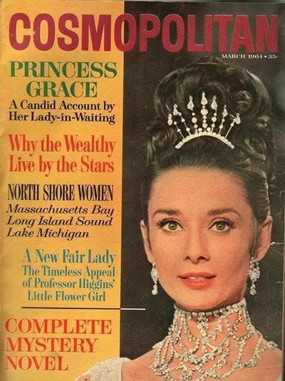 COSMOPOLITAN USA magazine side cover  March 1964