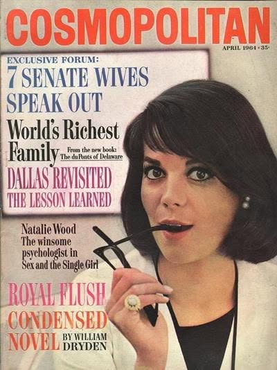 COSMOPOLITAN USA magazine side cover  April 1964