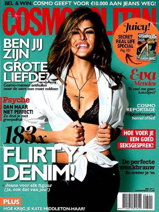 COSMOPOLITAN NETHERLANDS magazine side cover  May 2011