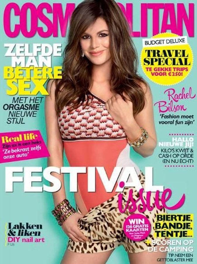 COSMOPOLITAN NETHERLANDS magazine side cover  June 2013