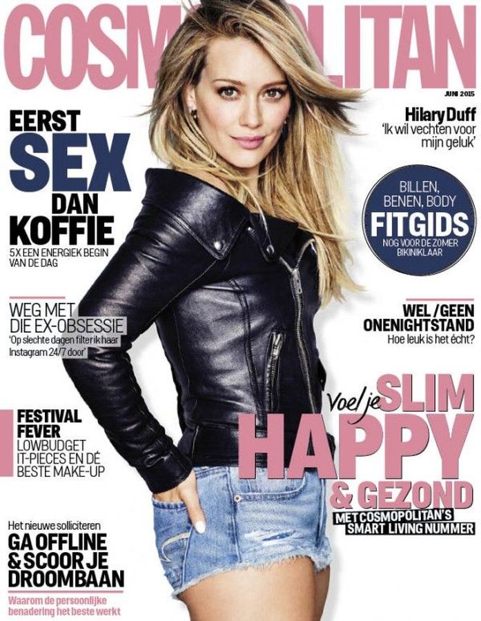 COSMOPOLITAN NETHERLANDS magazine side cover  June 2015
