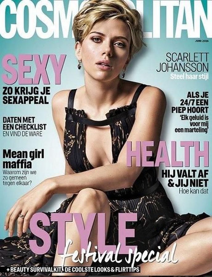 COSMOPOLITAN NETHERLANDS magazine side cover  June 2016