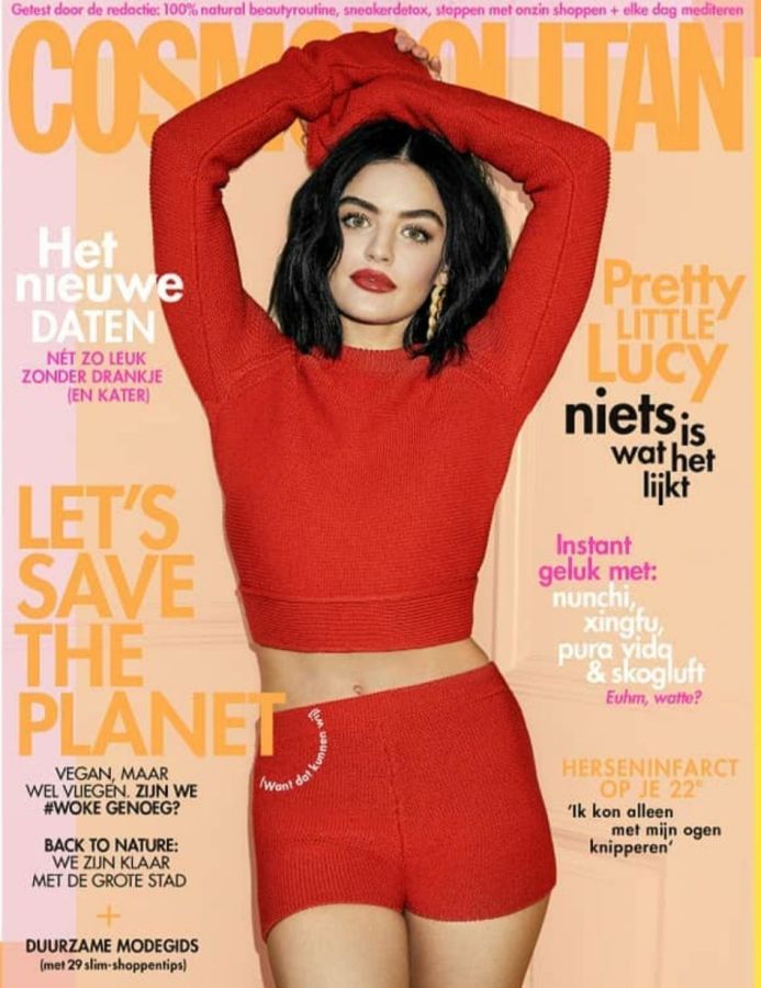 COSMOPOLITAN NETHERLANDS magazine side cover  April 2020