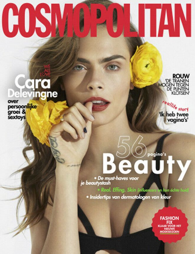 COSMOPOLITAN NETHERLANDS magazine side cover  October/November 2021