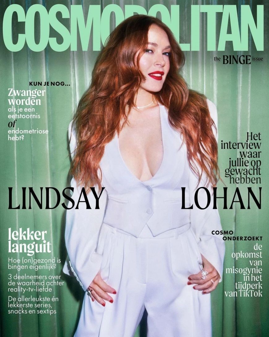 COSMOPOLITAN NETHERLANDS magazine side cover  January/February 2023