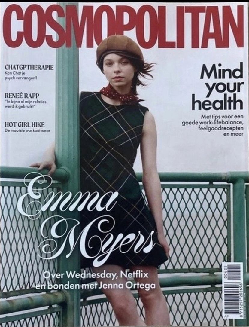 COSMOPOLITAN NETHERLANDS magazine side cover  September 2025