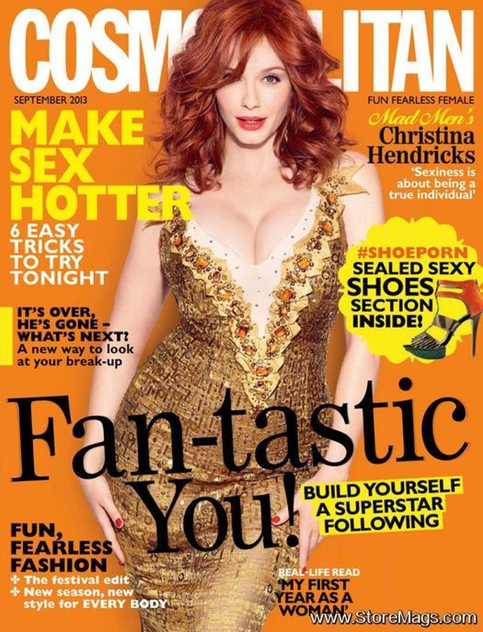 COSMOPOLITAN SOUTH AFRICA magazine side cover  September 2013