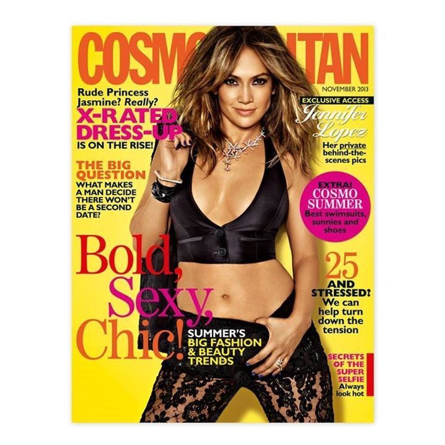 COSMOPOLITAN SOUTH AFRICA magazine side cover  November 2013