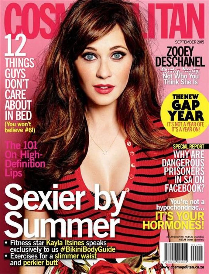 COSMOPOLITAN SOUTH AFRICA magazine side cover  September 2015