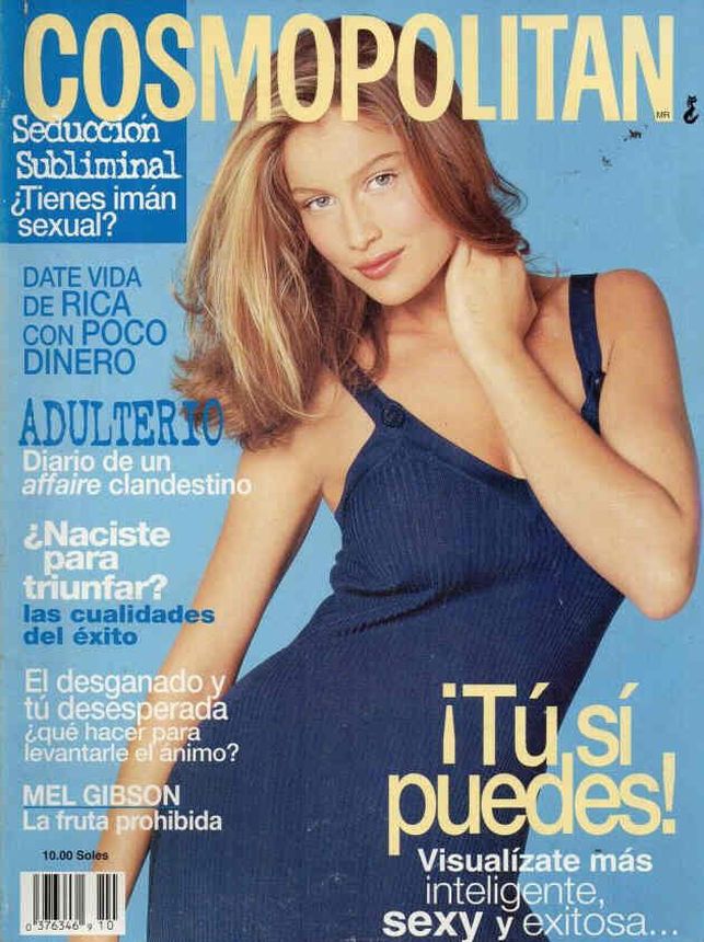 COSMOPOLITAN PERU magazine side cover  October 1997