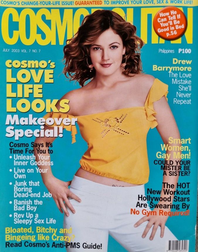 COSMOPOLITAN PHILIPPINES magazine side cover  July 2003