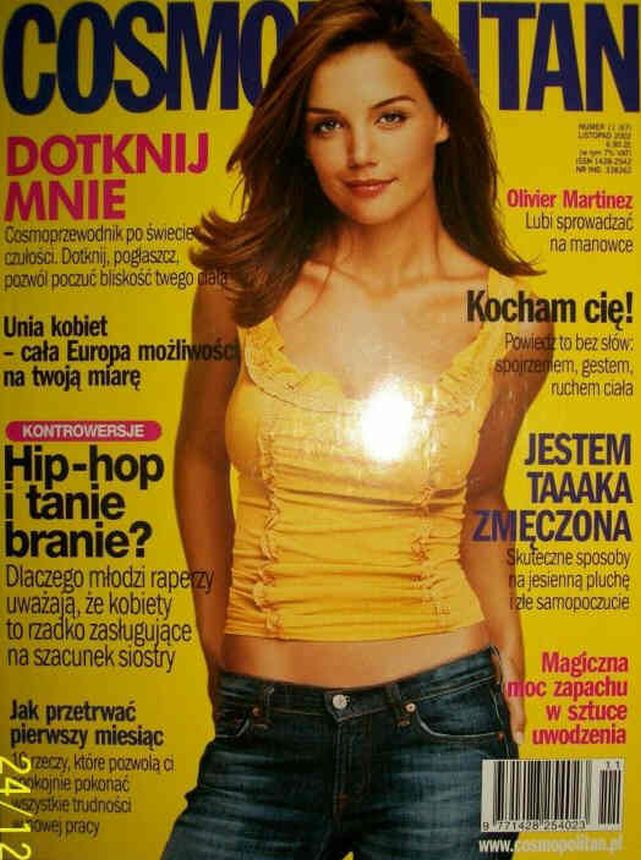 COSMOPOLITAN POLAND magazine side cover  November 2002
