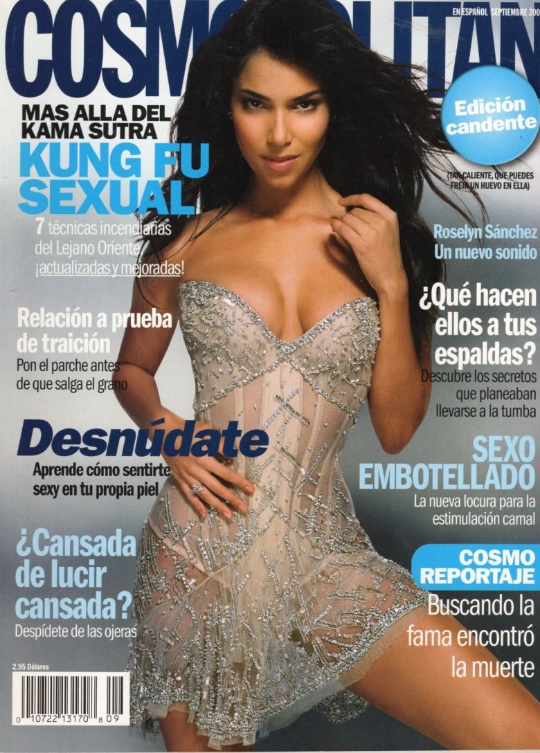 COSMOPOLITAN PUERTO RICO magazine side cover  September 2003