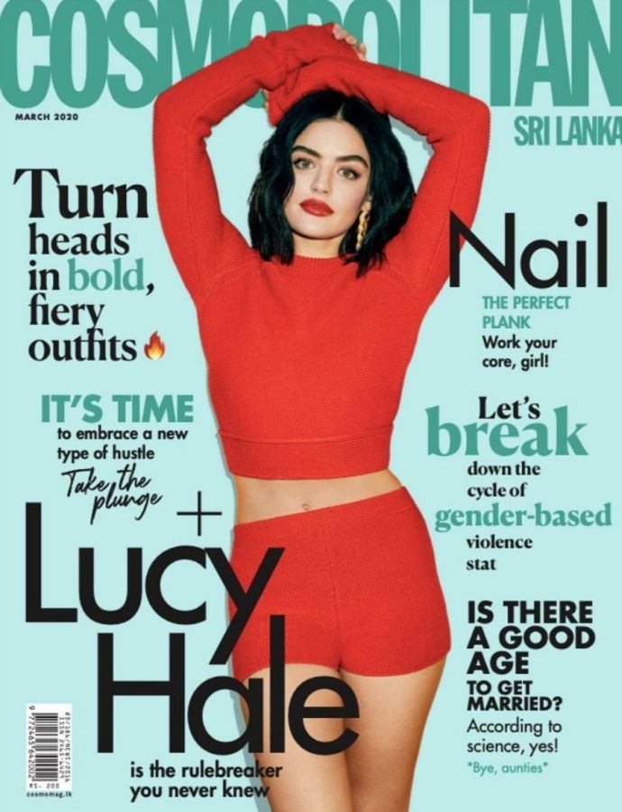 COSMOPOLITAN SRI LANKA magazine side cover  March 2020
