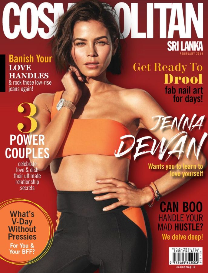 COSMOPOLITAN SRI LANKA magazine side cover  February 2019