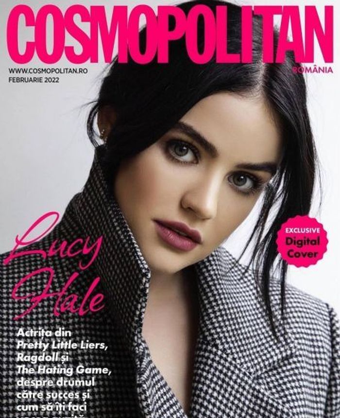 COSMOPOLITAN ROMANIA magazine side cover  February 2022
