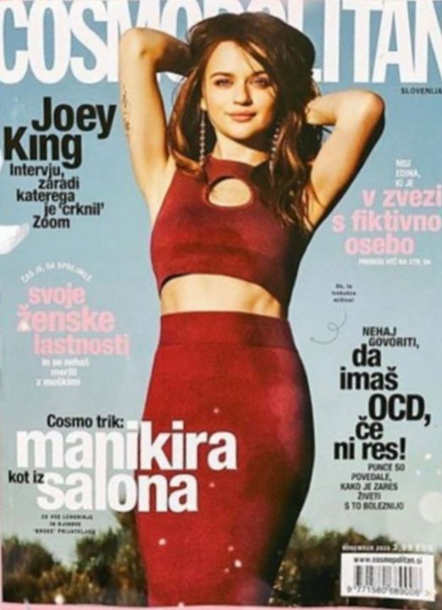 COSMOPOLITAN SLOVENIA magazine side cover  November 2020