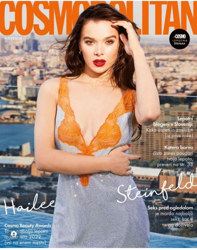 COSMOPOLITAN SLOVENIA magazine side cover  June 2022