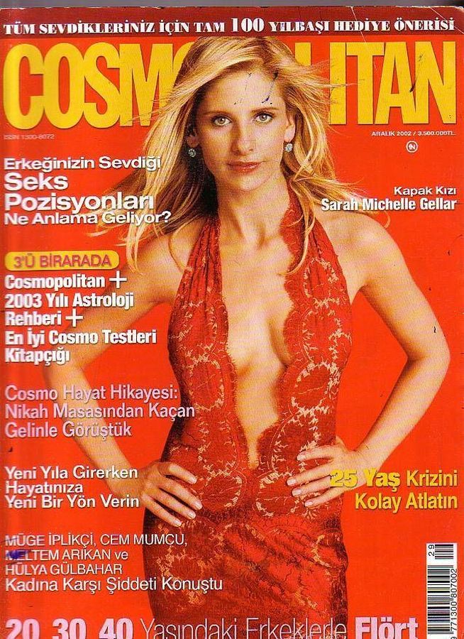 COSMOPOLITAN TURKEY magazine side cover  December 2002